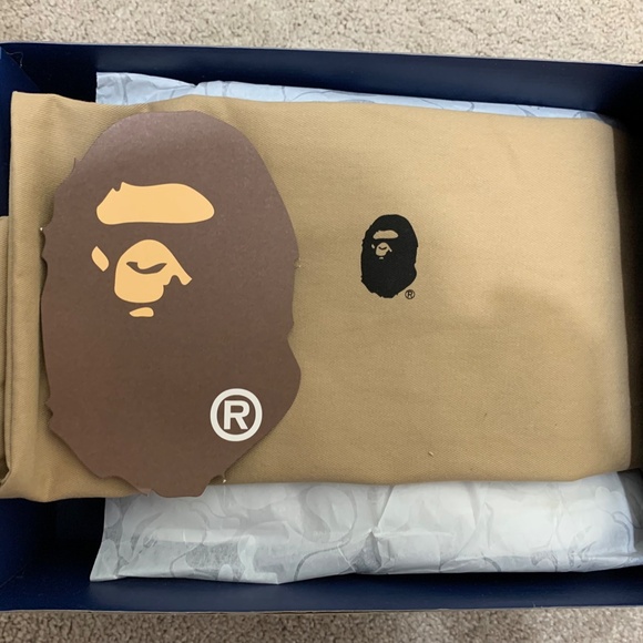 A Bathing Ape Bape Sta JJJJound White Navy Size 7 - Picture 13 of 14